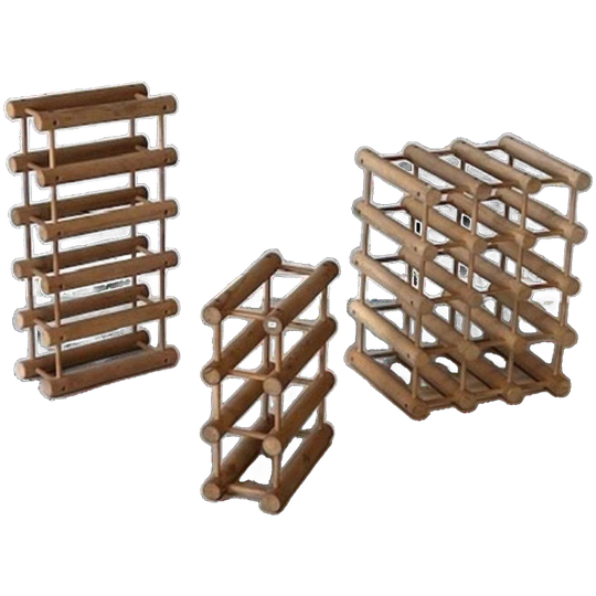 Nissen Wijnrekken Vintage Deens Design Jaren 60 Wine Rack 1