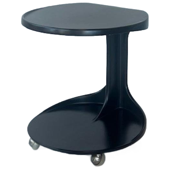 Jaren 70 Bijzettafel Space Age Barwagen Vintage Bar Trollley 1
