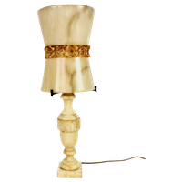 Pegasan - Alabast - Natuursteen - Tafellamp - Vloerlamp - Spanje - Xl Lamp - 1970