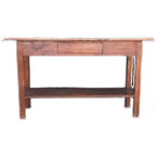 Robuuste Teak Houten Side Table Haltafel Landelijke Sidetable thumbnail 1