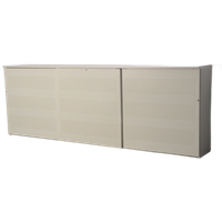 Robberechts Schuifdeurkast, Wit, 125 X 360 Cm, 3 Deuren, Incl. 2 Legborden Per Kast
