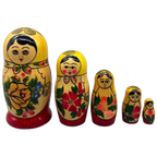 Russische Baboesjka Matroesjka Set 5 Delig thumbnail 1