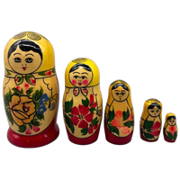 Russische Baboesjka Matroesjka Set 5 Delig