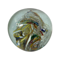 Handmade - Murano - Presse Papier / Paperweight- Floral Decor