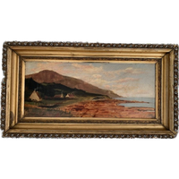 19th Century English Landscape By Alexander Wüst (1837-1876)