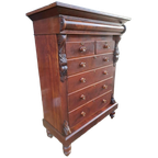 Fraaie Antieke Schotse Ladekast, Commode Licht Verkleuring thumbnail 1