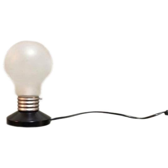 Vintage 1990s Ikea Pop Art Stijl Bulb Lamp Tafellamp 1