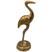 Messing Flamingo Op Voet