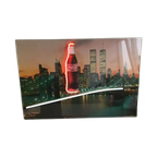 Lichtreclame Coca-Cola Uniek Originele Twin Towers thumbnail 1