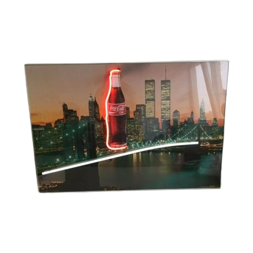 Lichtreclame Coca-Cola Uniek Originele Twin Towers