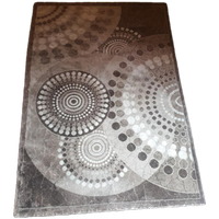 Retro Vloerkleed Taupe Creme Bruin Mandala Vloerkleed