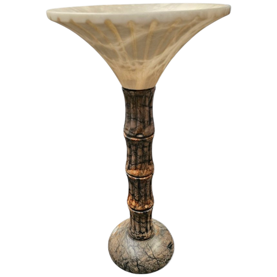 Pegasan Alabaster Table Lamp / Chalice Lamp / Spain - 70's 1