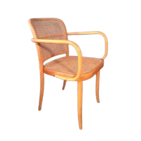 Thonet Ligna Stoeltje Beukenhout Webbing 60s Vintage
