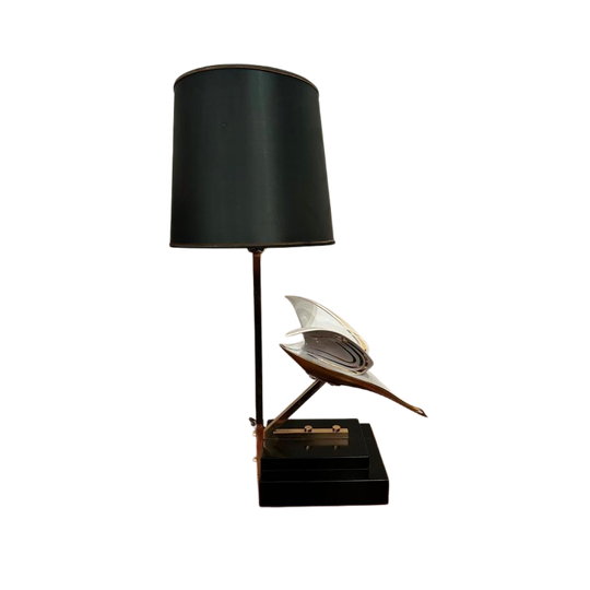 Italiaans Vintage Hollywood Regency Lamp Carpie 1