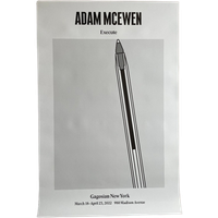 Adam Mcewen, Execute, Orginal Exhibition Poster, Printed In The Usa