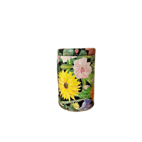 Schattig Vintage Bloemen Blik Blikje Bloem Gebloemd