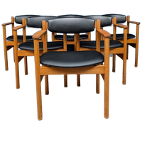 6x Deens Design Stoelen, Jørgen Bækmark, Fdb Møbler