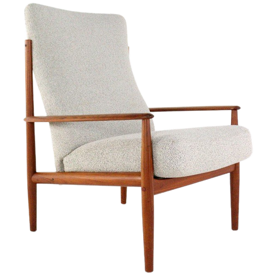Grete Jalk Voor France & Son Fauteuil Vintage Deens 1