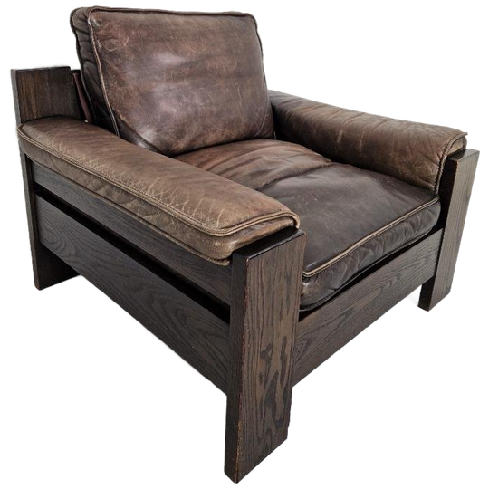Brutalist Lounger Harry De Groot Voor Leolux 1