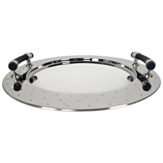 Alessi - Ontwerp Michael Graves - Dienblad - Rvs - Memphis Milano - 1994 1