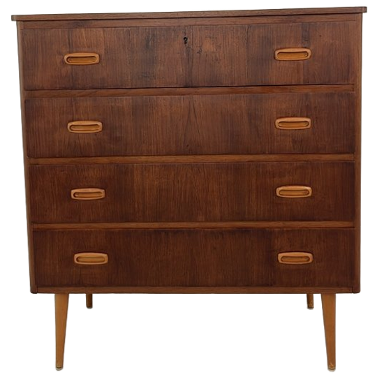 Zweedse Vintage Teak Fineren Ladekast Mavas 1