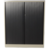 Ahrend Roldeurkast, Lichtgrijs, 144 X 120 Cm, Incl. 3 Legborden