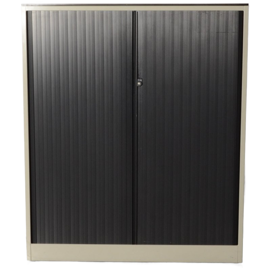 Ahrend Roldeurkast, Lichtgrijs, 144 X 120 Cm, Incl. 3 Legborden 1