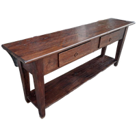Grote Robuuste Sidetable, Haltafel, Wandconsole