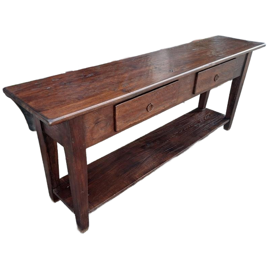 Grote Robuuste Sidetable, Haltafel, Wandconsole 1