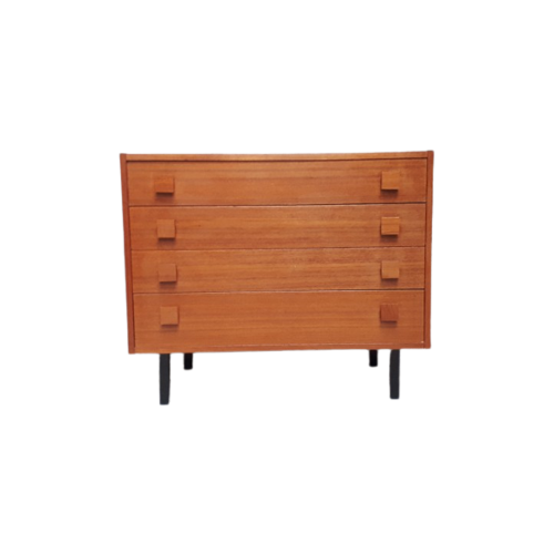 Dutch Design Slotboom Vintage Ladekast Teak  Deens Kastje Stijl