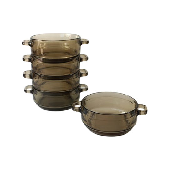 5 Rookglas Kommetjes 1