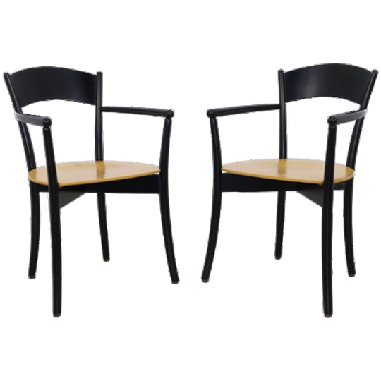2x Vintage Italiaanse Eetkamerstoel 1