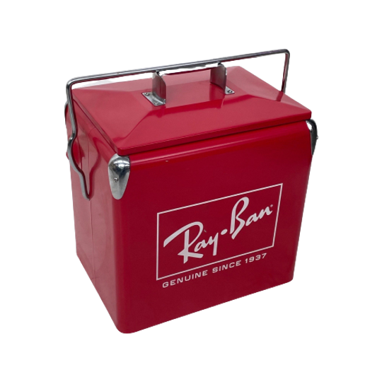 Ca. 1990’s - Ray Ban - Promotinal Coolbox / Cooler With Build In Bottle Opener 1