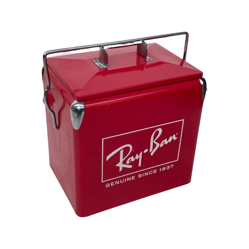 Ca. 1990’S - Ray Ban - Promotinal Coolbox / Cooler With Build In Bottle Opener