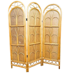 Vintage Rotan Kamerscherm Roomdivider Room Divider Rieten thumbnail 1