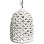 Porseleinen Woven Hanglamp Van Pols Potten (Nieuw), Na 2000 thumbnail 1