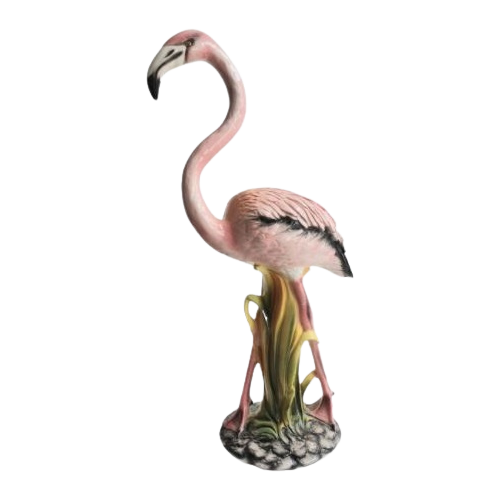 Porseleinen Flamingo Beeld , Italy, 1960S