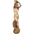 Oud Stenen Tuinbeeld Franse Sculptuur 175 Cm Hoog thumbnail 1