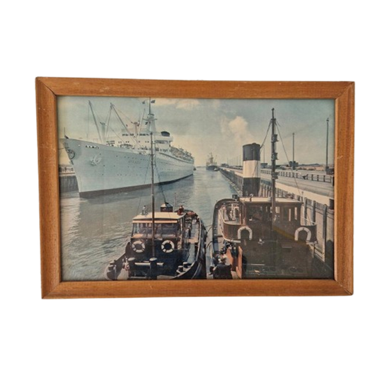 Antieke Foto Print? In Lijst Arcadia Boot 1