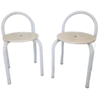 Postmoderne Italiaanse Design Stoelen Vintage Memphis. thumbnail 1