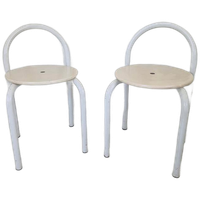 Postmoderne Italiaanse Design Stoelen Vintage Memphis.