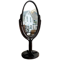 Rotan Bamboe Passpiegel Vintage Dressing Mirror