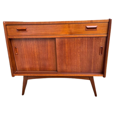 Vintage Tv-/ Muziekkastje-/ Dressoir Sixties