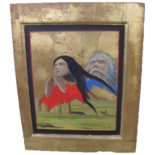 Schilderij / Icoon Paul Bruylant, St Theresia En St Jan 1
