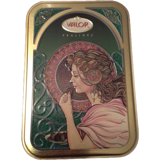Mooie Vintage Blik Met 3d Afbeelding 1
