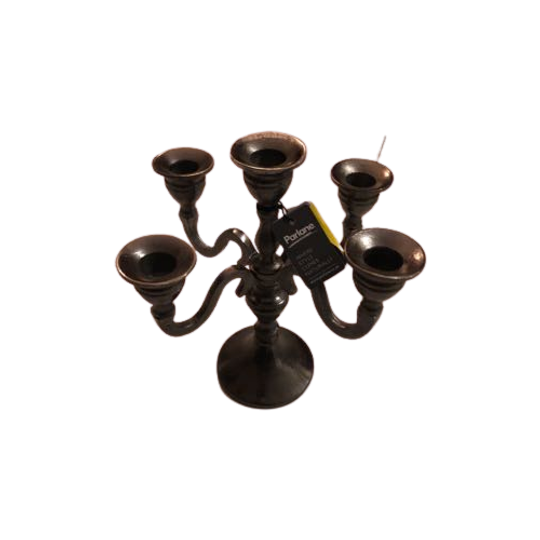 Kandelaar Zwart Staal Merk Perla 1