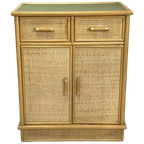 Vintage Rotan Kast Bamboe Bohemian thumbnail 1