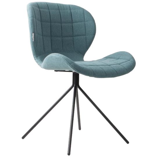 Zuiver | Eetkamerstoel Omg Blauw Set 2 1