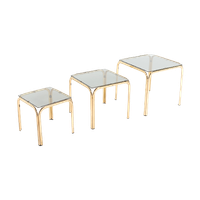 Italian Modern Nesting Side Tables, 1970s