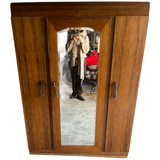 Art Deco Wardrobe With Mirror 1